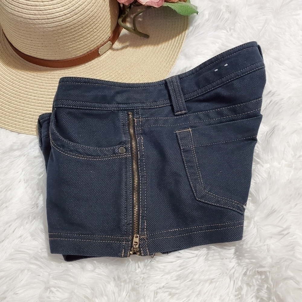 Jalate denim look side‎ zip festival shorts Sz. 5 - Picture 5 of 6